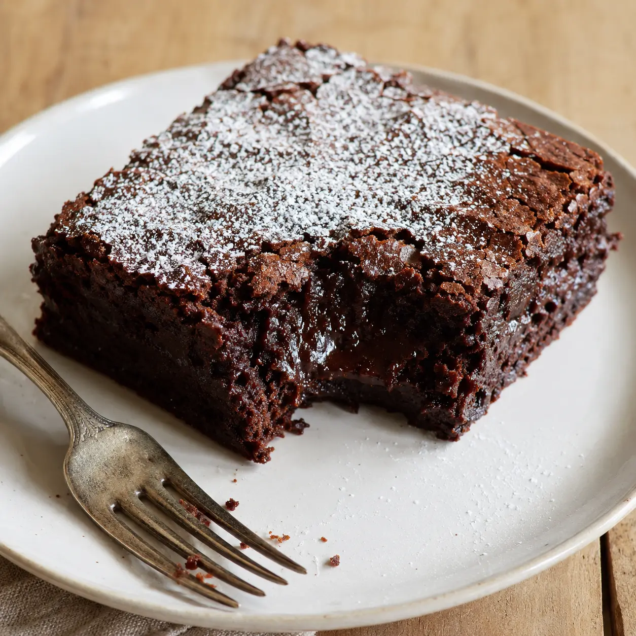 Brownie vegano de chocolate